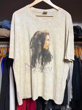 Vintage 2000 Bob Marley Rastaman Live Up T Shirt XXL Zion